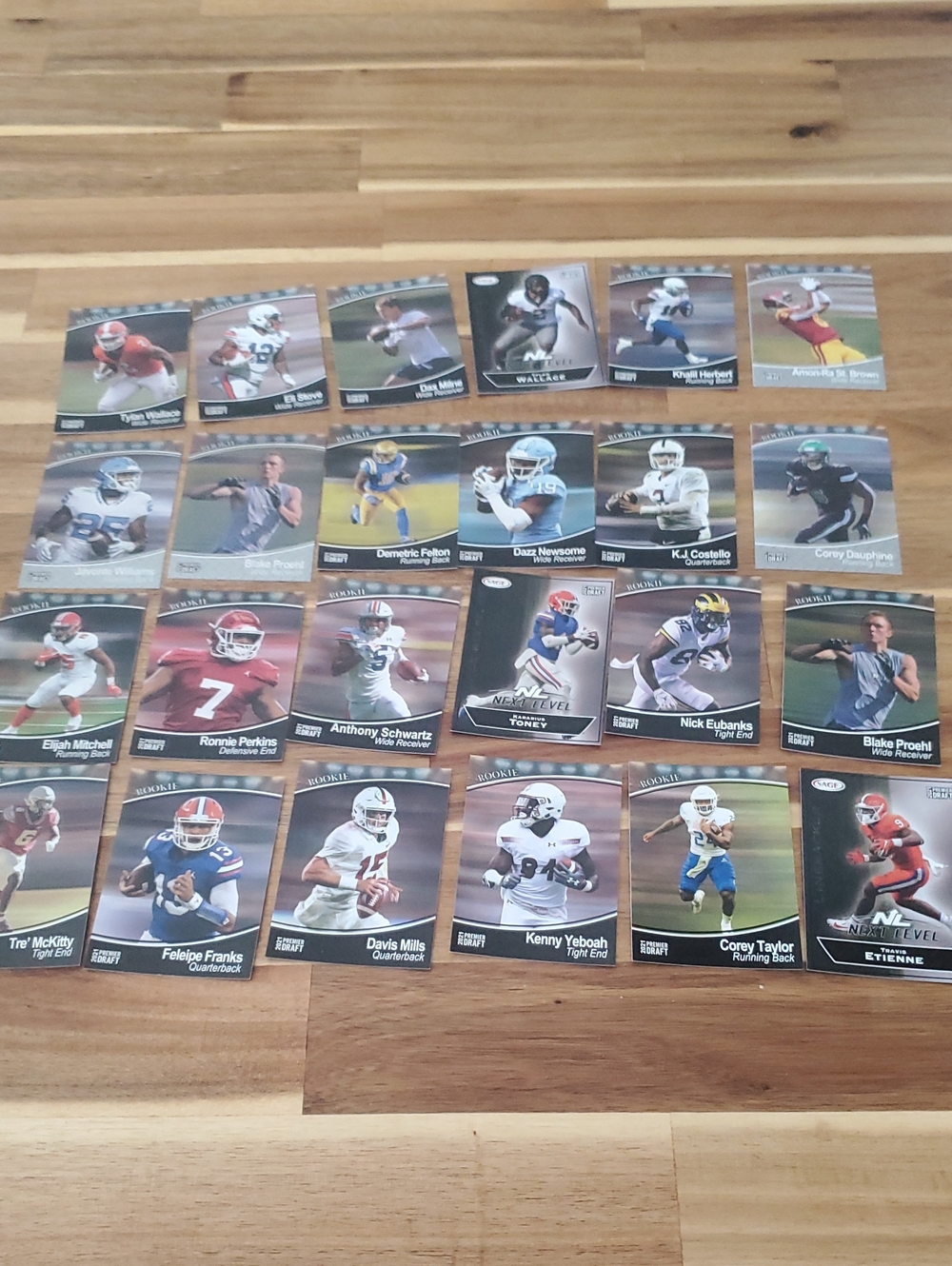 MLB Trading Cards Lot - Black, Gray, White Card Designs